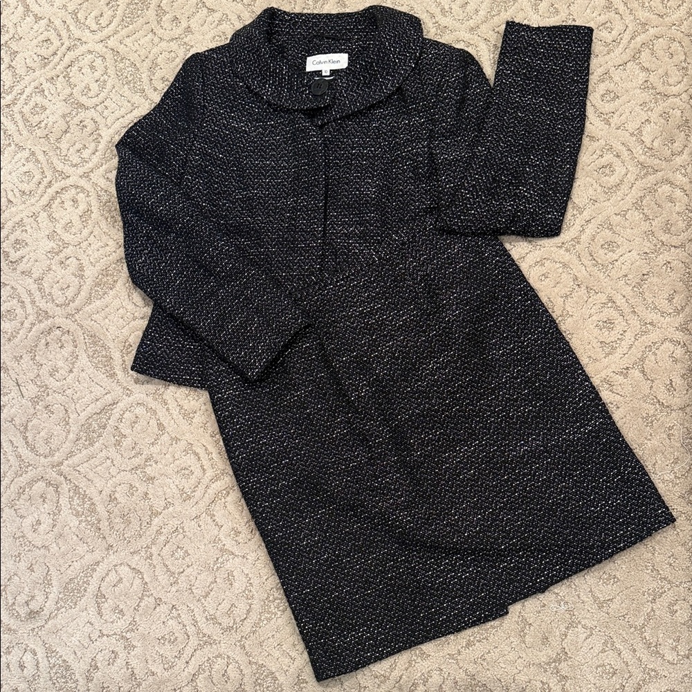 Calvin Klein Black and White 2 piece career suit